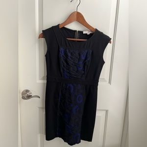 Black and Blue Lace dress